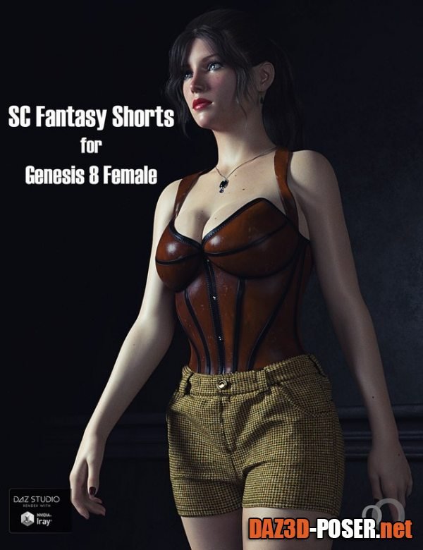 Dawnload SC Solo Fantasy Shorts for Genesis 8 female for free