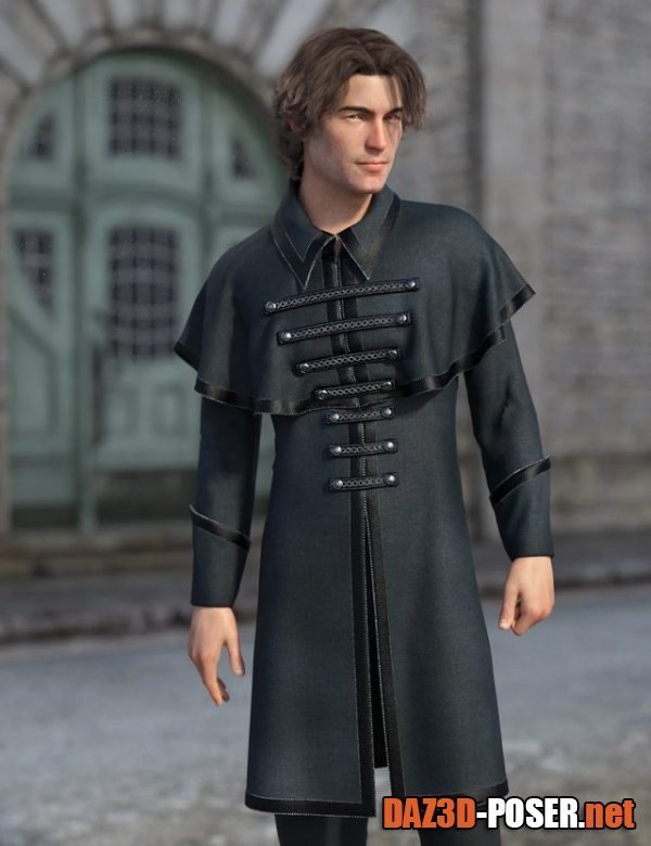 Dawnload dForce Sophisticoat Outfit for Genesis 8 Males for free