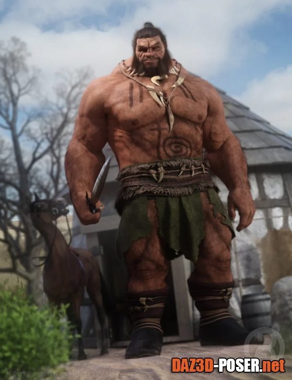 Dawnload Geirrod the Giant for Genesis 8.1 Male for free
