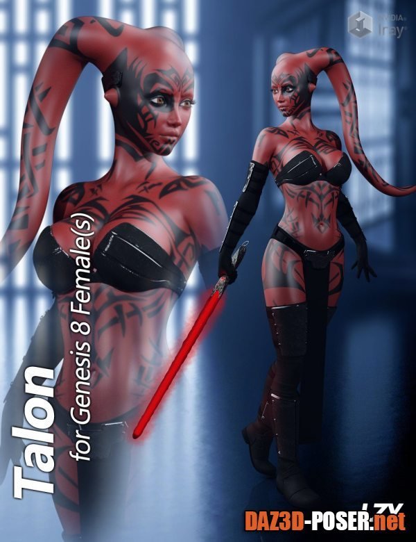 Dawnload Talon for Genesis 8 Female for free