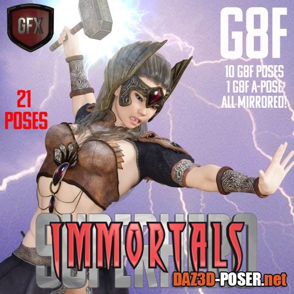 Dawnload SuperHero Immortals for G8F Volume 1 for free