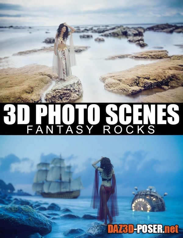 Dawnload 3D Photo Scenes - Fantasy Rocks for free