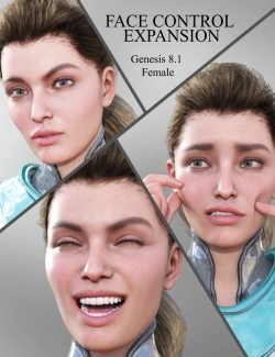 Face Control Expansion for Genesis 8.1 Female