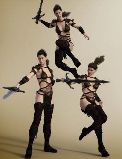 One Weapon: Poses for Genesis 8 Female and Victoria 8