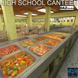 High School Canteen for Daz