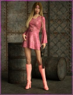 dForce HippyChic Outfit for Genesis 8 and 8.1 Female