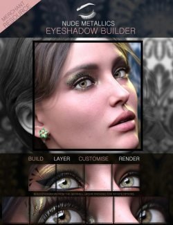 Nude Metallics Eyeshadow Builder Genesis 8 Females Merchant Resource