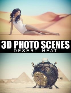 3D Photo Scenes - Desert Heat