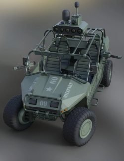 MIL ATV Vehicle Weaponry and Props