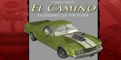El Camino car for Poser