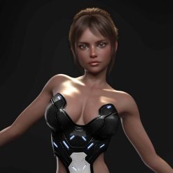 Techbody 01 for Genesis 8 and 8.1 Female Daz Studio Iray