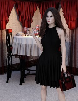 Night Out Purse and Accessories for Genesis 8 Female