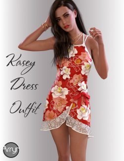 dForce Kasey Candy Dress for Genesis 8 Female(s)