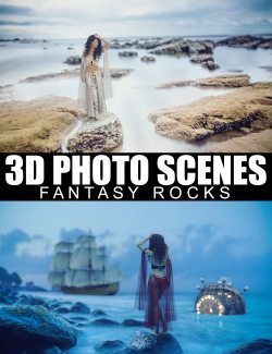 3D Photo Scenes - Fantasy Rocks