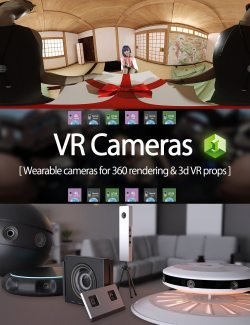 VR Cameras for Genesis 8 Male and Female