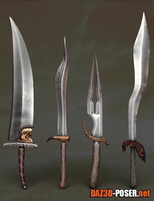 Dawnload Fantasy Knife for Genesis 8 for free