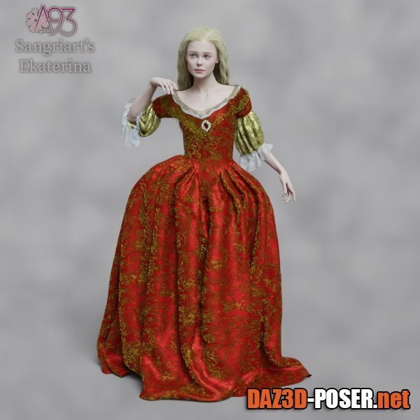 Dawnload a93 - Baroque Ball Gown for G8F for free