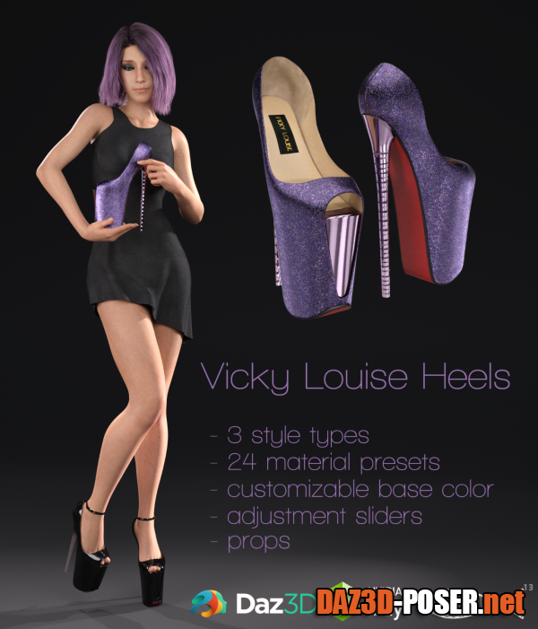 Dawnload Vicky Louise Heels for free