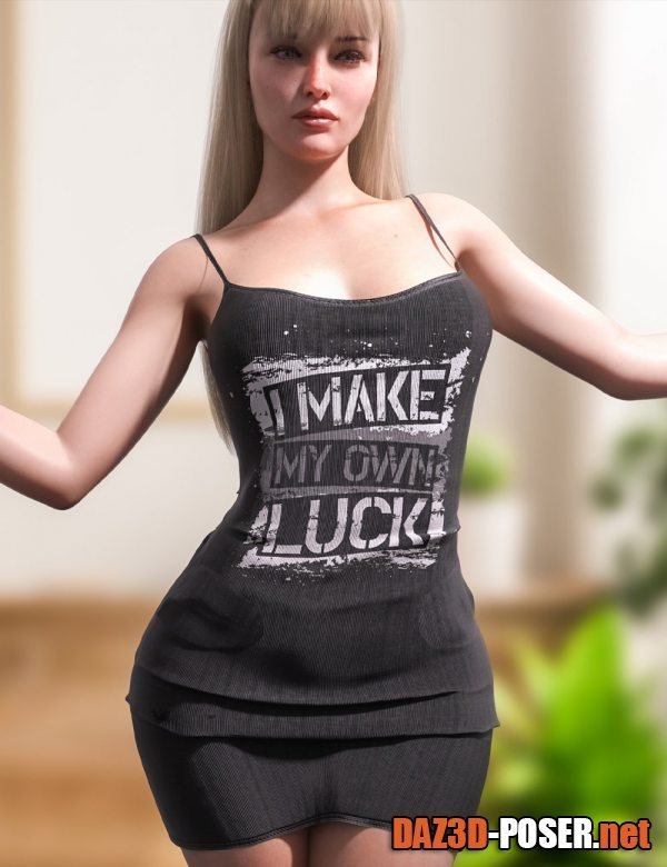 Dawnload dForce Summer Sleeveless Dress for Genesis 8 and 8.1 Females for free