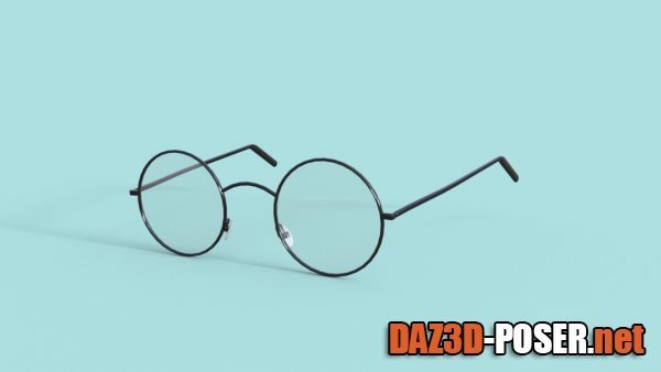 Dawnload Round Eyeglasses for Genesis 8 Female for free