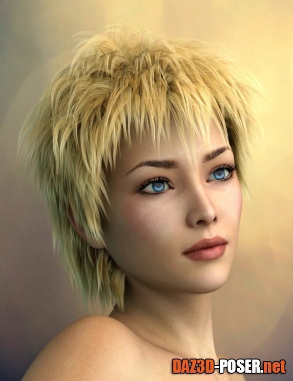 Dawnload Vidra Hair for Genesis 3 Female(s) and Male(s) for free