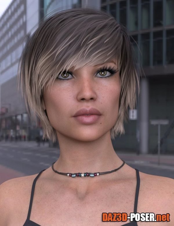 Dawnload Exie Hair for Genesis 3 and 8 Female(s) for free