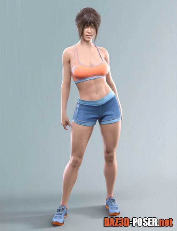 Dawnload COG Sports Outfit for Genesis 8 and 8.1 Females for free