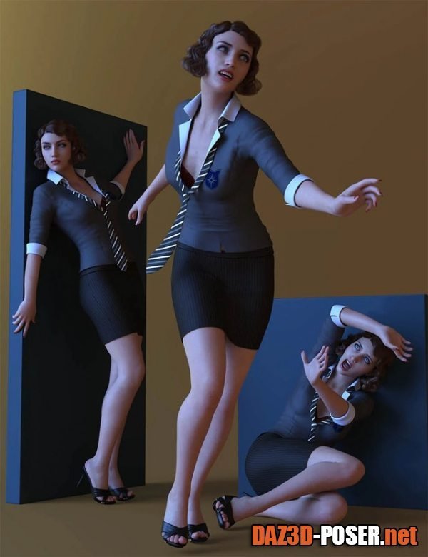 Dawnload CDI Crime Cover Poses for Genesis 8.1 Female for free
