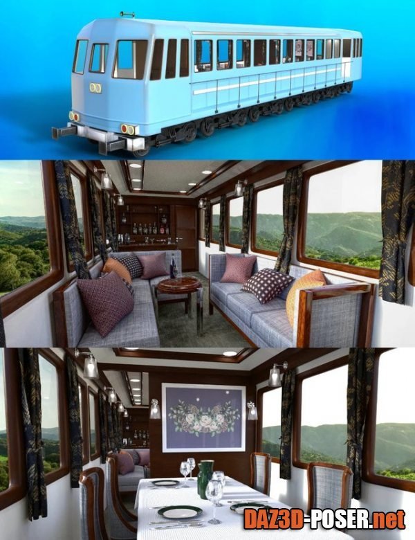 Dawnload FG Luxury Passenger Train for free