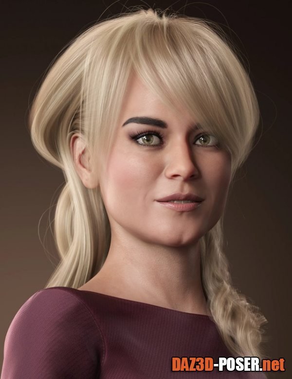 Dawnload Back Updo Hair for Genesis 3 and 8 Female(s) for free