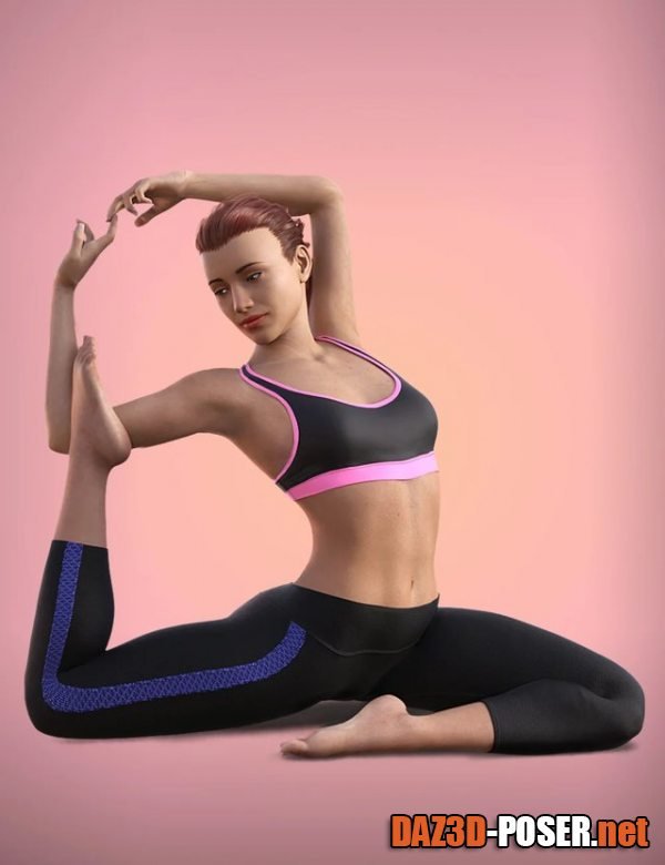 Dawnload Yoga Animations for Genesis 8 for free
