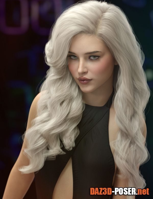 Dawnload Ursula Hair for Genesis 3, 8, and 8.1 Females for free