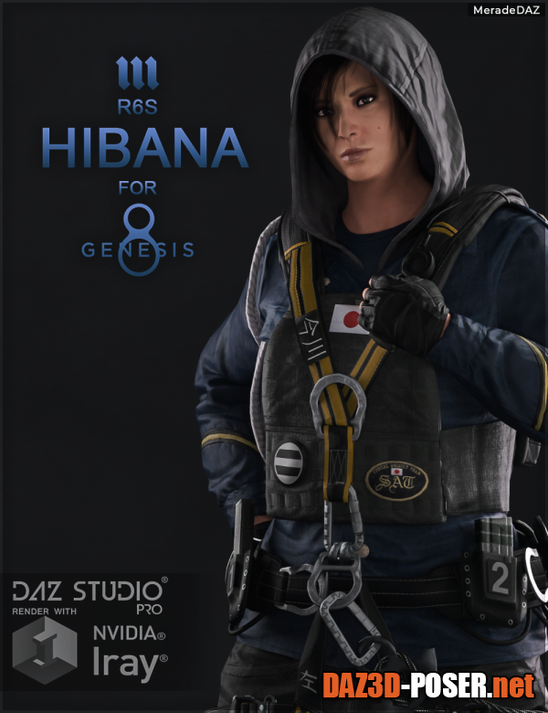 Dawnload R6S Hibana for Genesis 8 and 8.1 Female for free