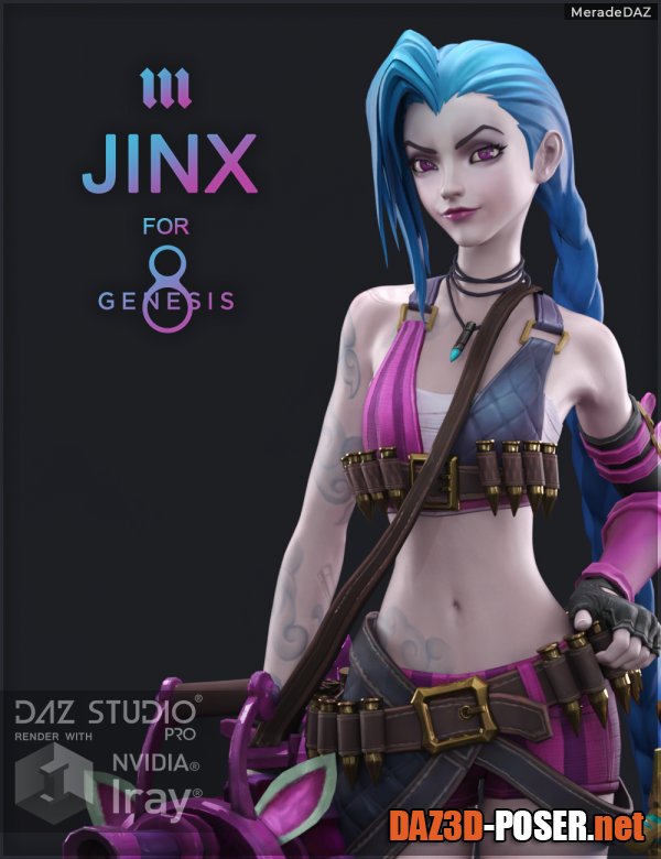 Dawnload Jinx for Genesis 8 and 8.1 Female for free