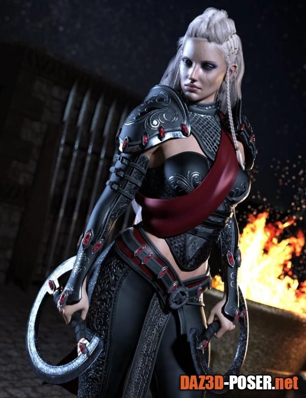 Dawnload Samarah Shadow Rogue Outfit for Genesis 8.1 Females for free