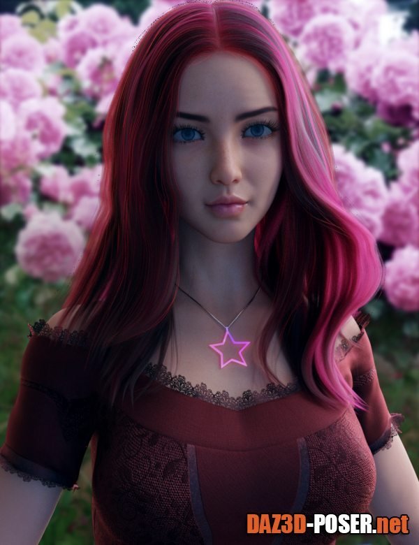 Dawnload Vo Rose for Genesis 8.1 Female for free