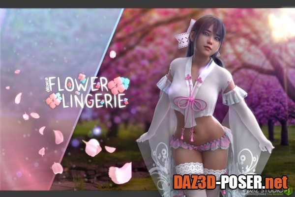 Dawnload dForce Flower Lingerie G8F for free