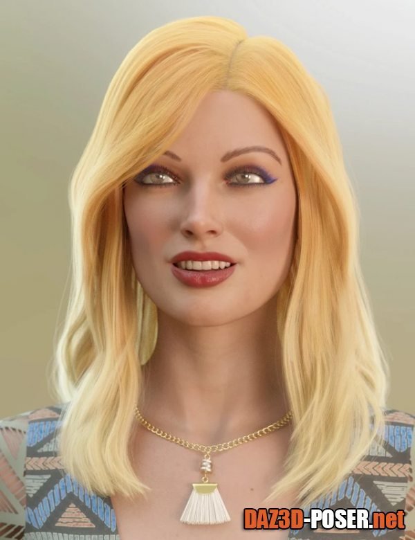 Dawnload dForce Suzina Hair for Genesis 8 and 8.1 Females for free