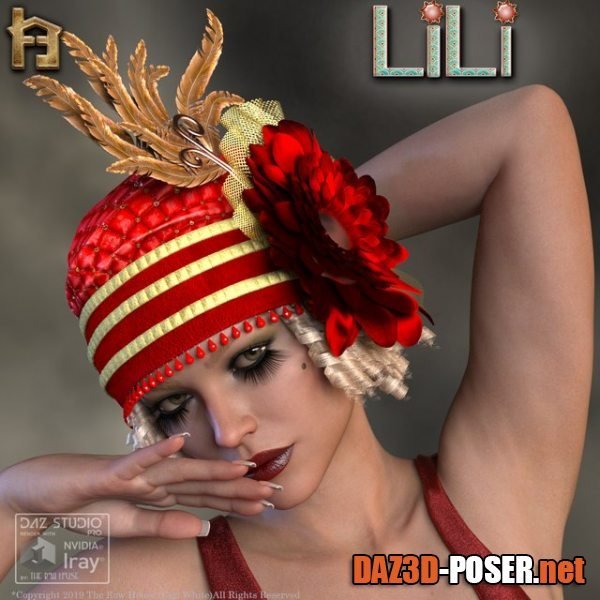 Dawnload Lili 1920's Flapper Cloche Hat for free