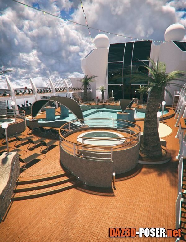 Dawnload Cruise Ship Pool Deck for free