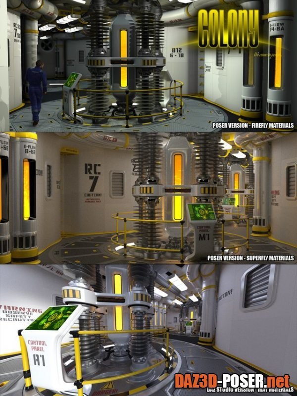 Dawnload Colony Reactor for Poser and DS for free