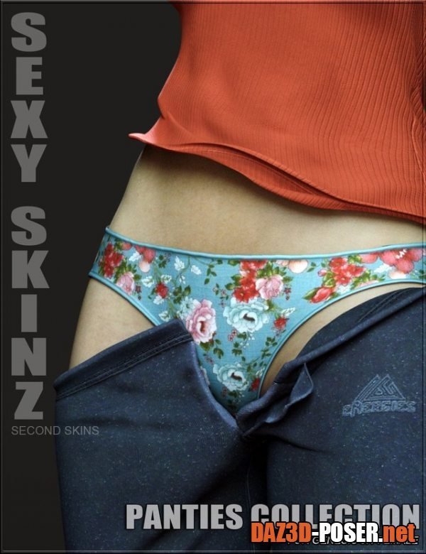 Dawnload Sexy Skinz - Panties Collection for Genesis 8.1 Females for free