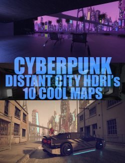 Cyberpunk Distant City HDRIs - 10 Cool Maps