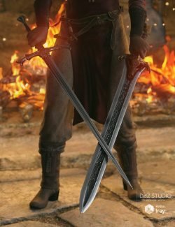 Fantasy Devourerand Excalibur Swords