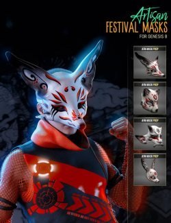 Artisan Festival Masks for Genesis 8