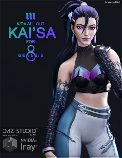 Kai’Sa KDA ALL OUT for Genesis 8 and 8.1 Female