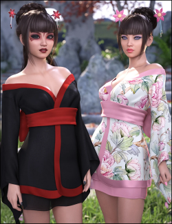 dForce Koharu Kimono Textures