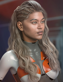 Neona Hair for Genesis 3, 8, and 8.1 Females