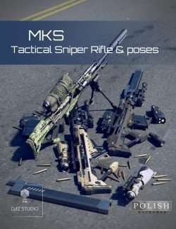 MKS Tactical Sniper Rifle and Poses