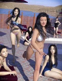 Chinese Face and Body Shapes for Genesis 3 and 8 Female